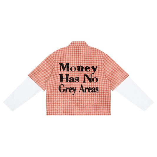 Unisex Vintage Wash Plaid Short Sleeve Shirt