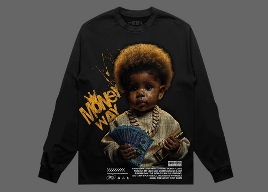 “Baby hustler “ Long sleeve shirt