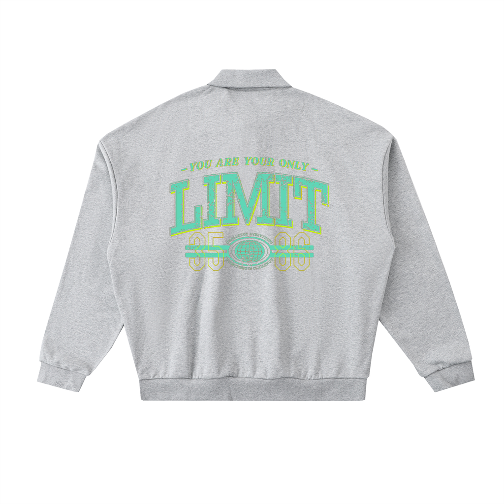 Heavyweight Fleece Polo Sweatshirt