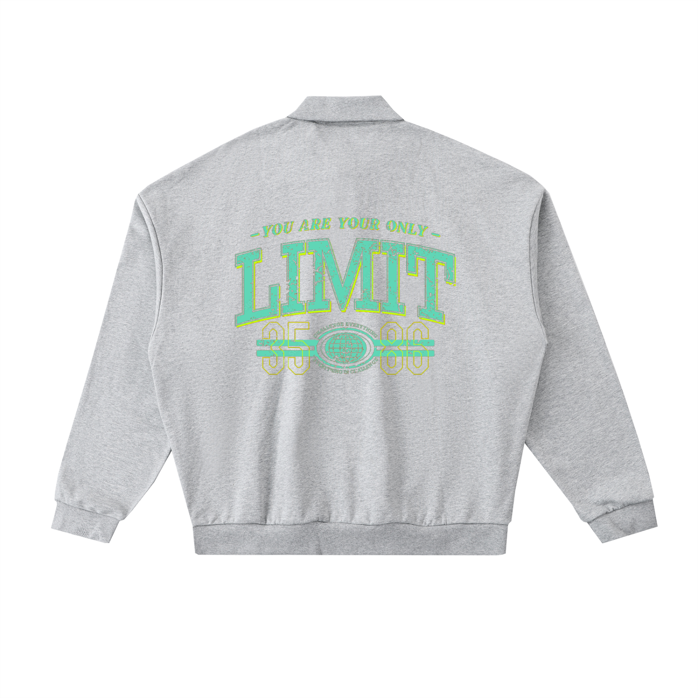 Heavyweight Fleece Polo Sweatshirt