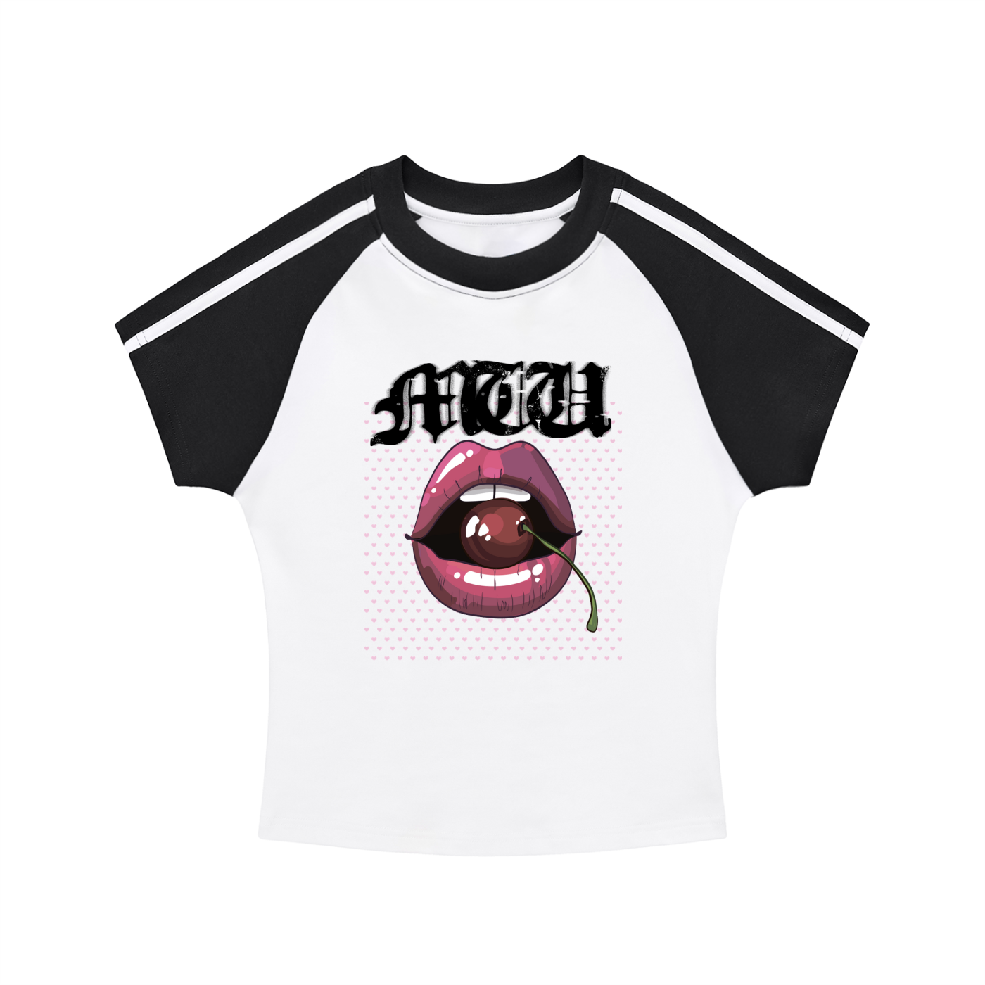 GLOSSY LIPS crop top for the baddies