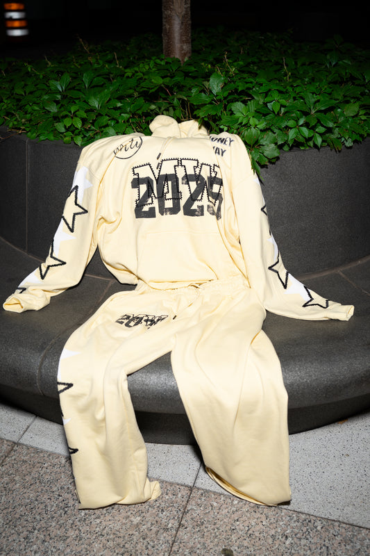 Yellow “MW” Hoodie Sets