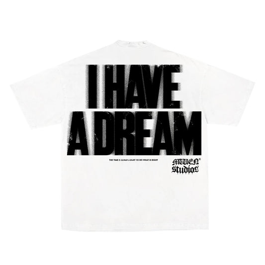 "I have a dream" oversized tee shirt