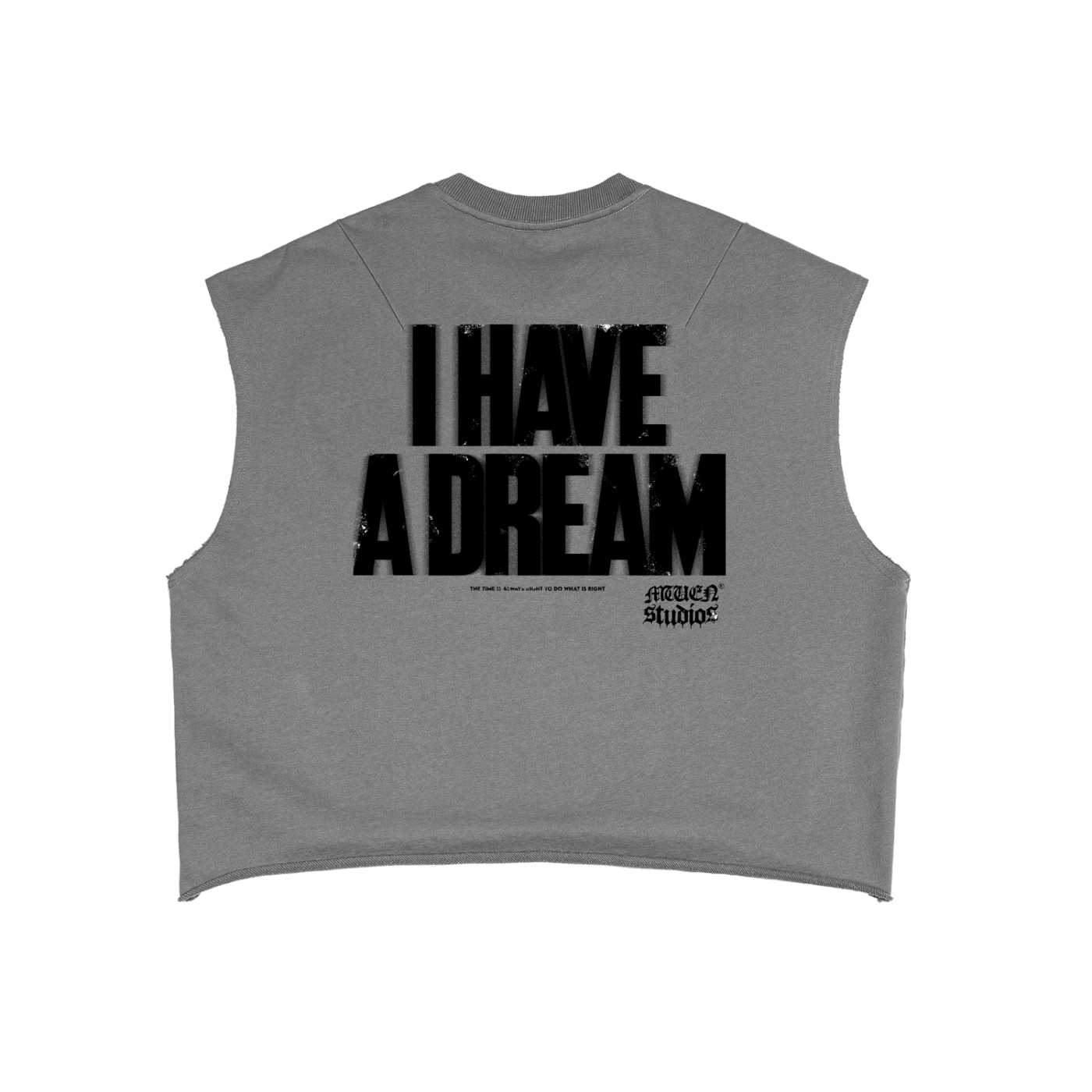 “A Dream”French Terry Boxy Tank Top