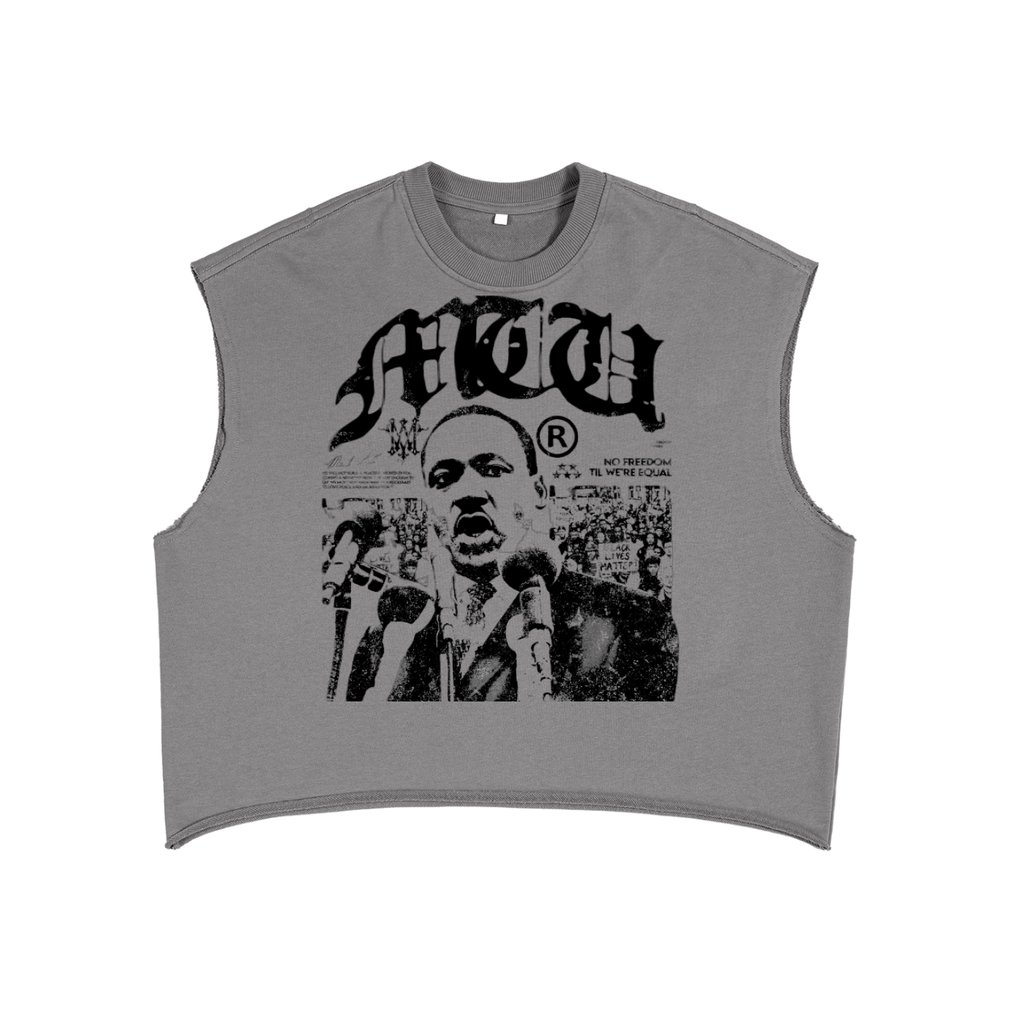 “A Dream”French Terry Boxy Tank Top