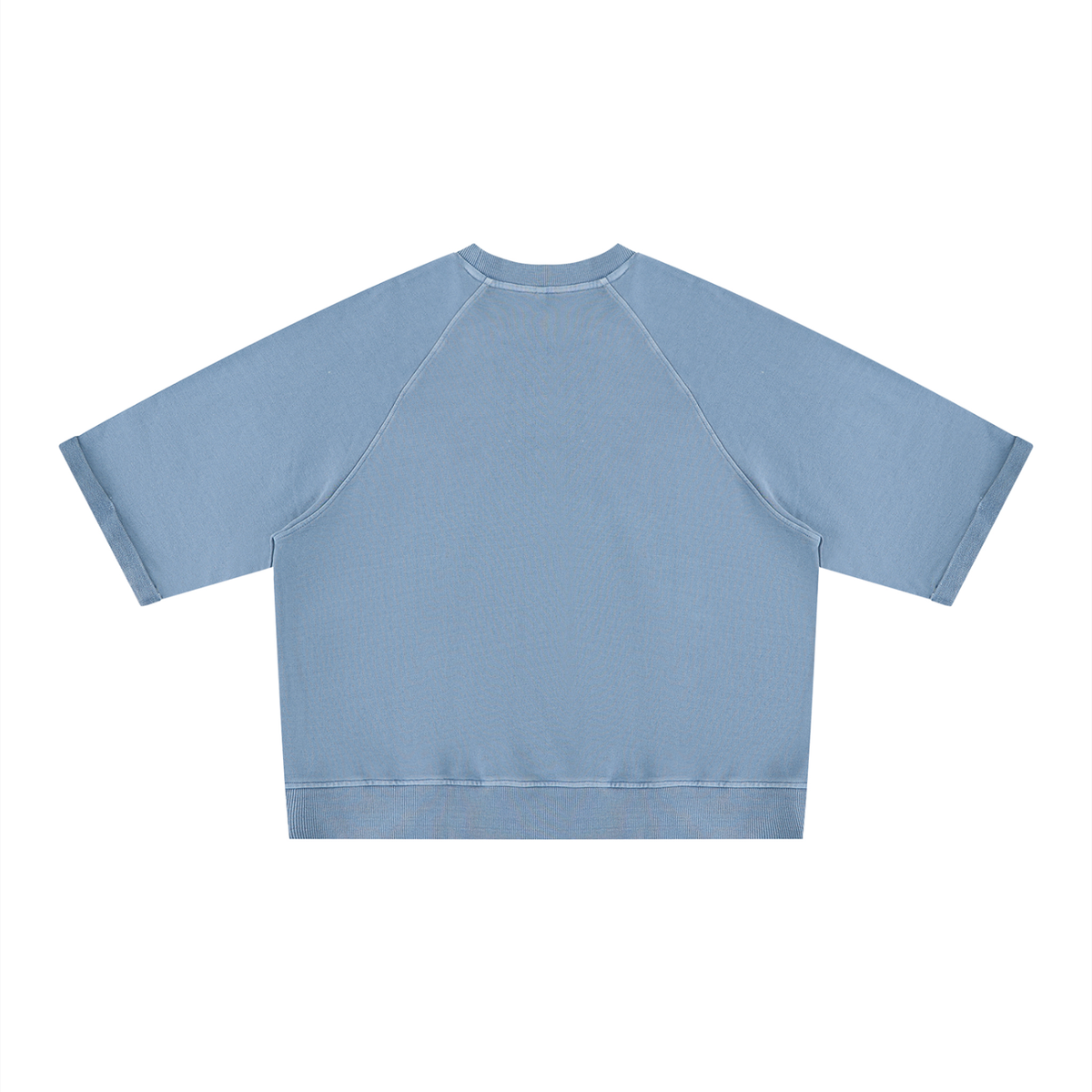 Unisex Vintage Wash Boxy Short Sleeve Sweatshirt