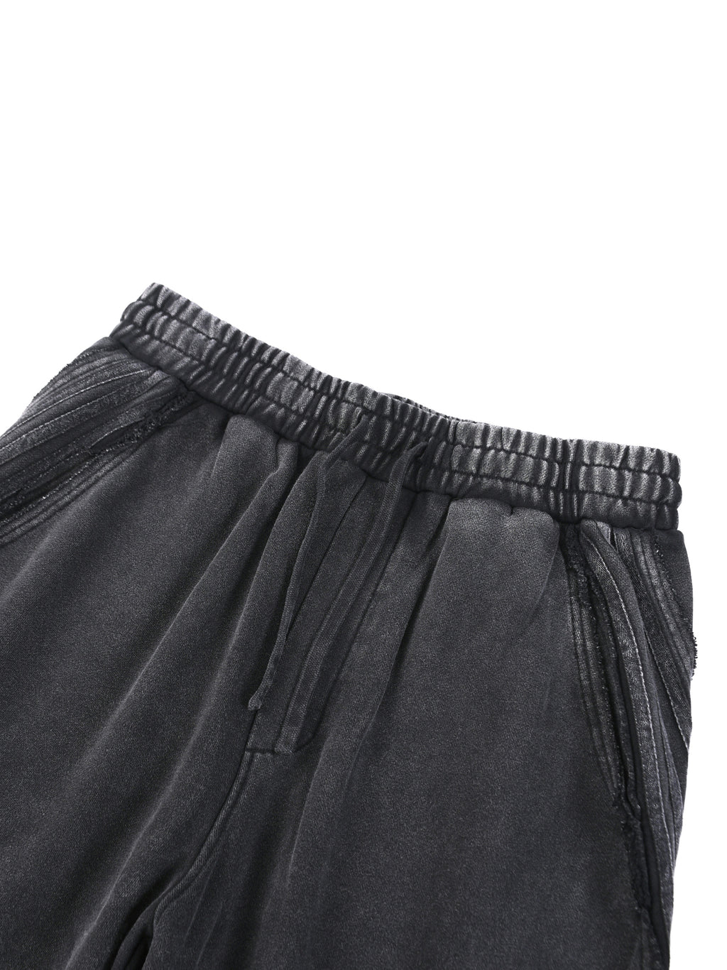 Snow Washed Tape Raw Edge Sweatpants